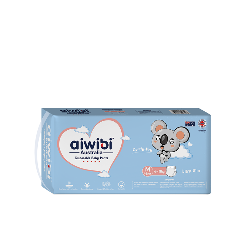 清新乾爽褲型紙尿褲(M-XXXL)